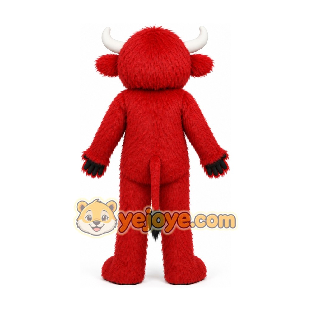 Helmet Luxury Plush Red Bull Mascot Costume Helmet Luxury Plush Red Bull Mascot Costume