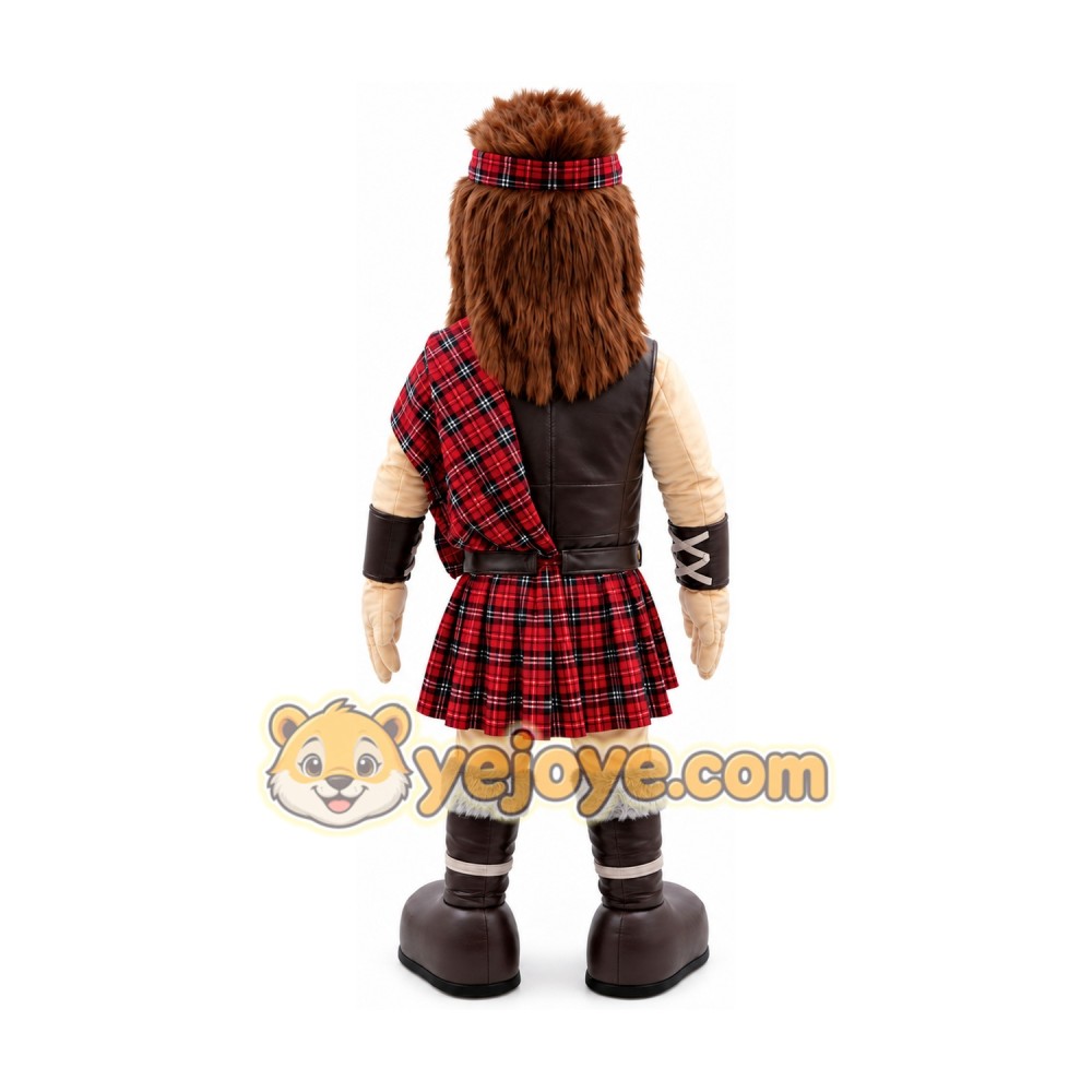 Highlander Warrior Mascot Costume Highlander Warrior Mascot Costume