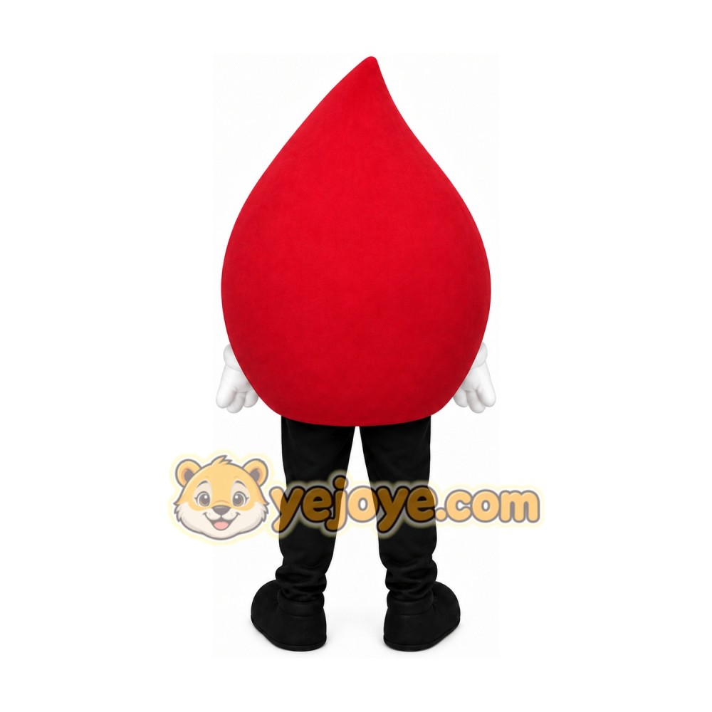 Hospital Blood Drop Mascot Costume