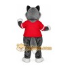 Bad Grey Wolf Mascot Costume Cartoon Bad Grey Wolf Mascot Costume Cartoon
