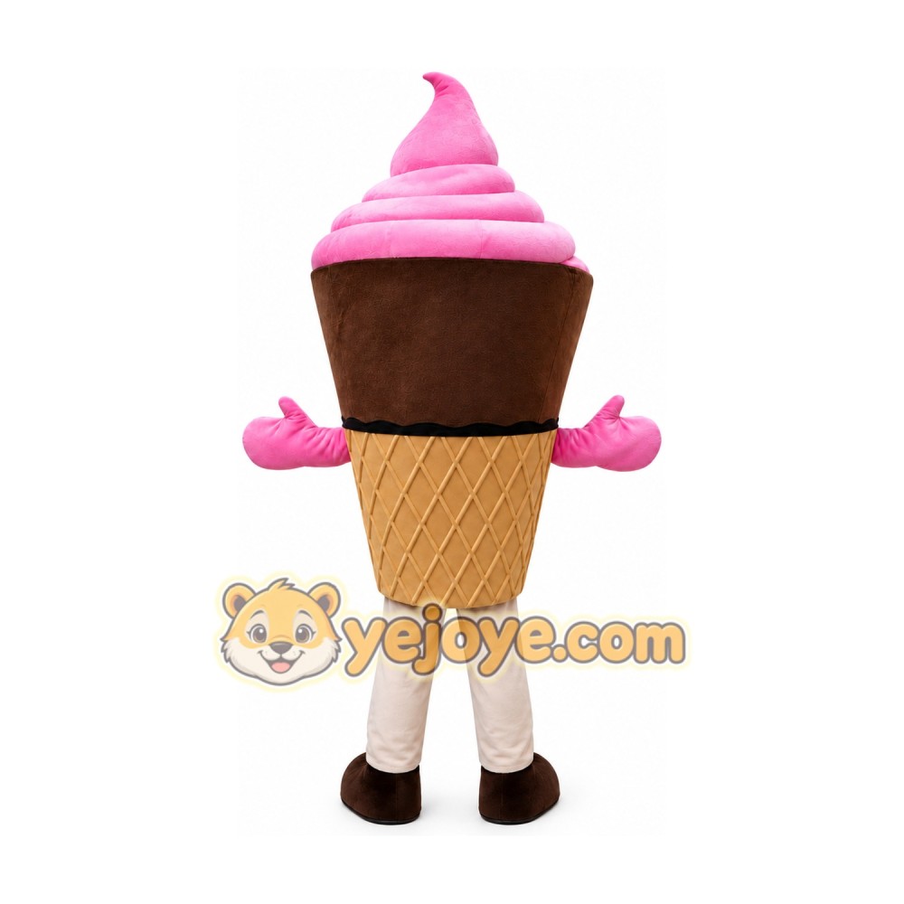 Ice Cream Cartoon Mascot Costume Ice Cream Cartoon Mascot Costume