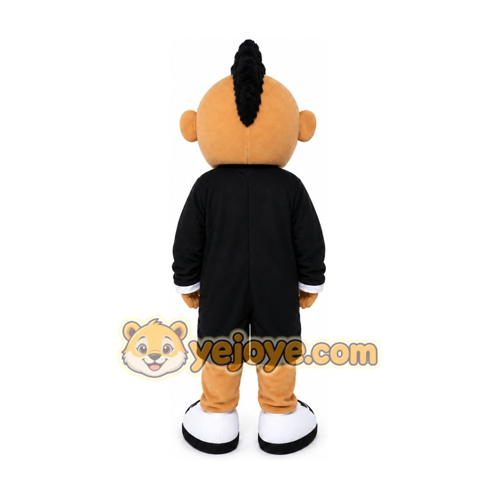 Bad Guy Boy Mascot Costume Bad Guy Boy Mascot Costume