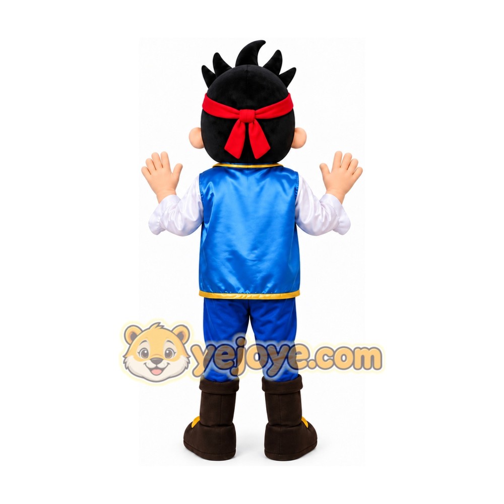 Jake Neverland Narrowly Pirate Mascot Costume