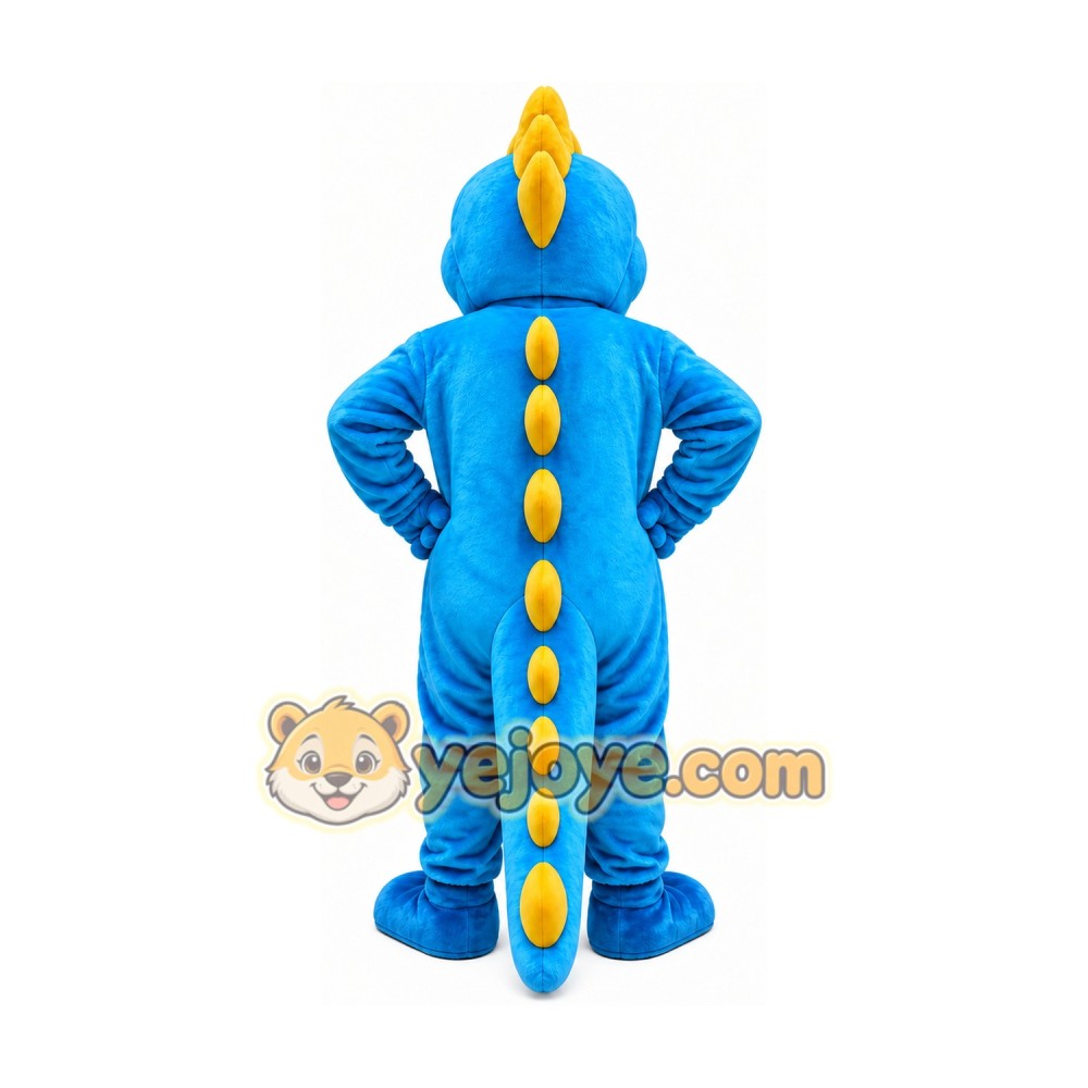 Light Blue Dino Mascot Dinosaur Costume Light Blue Dino Mascot Dinosaur Costume