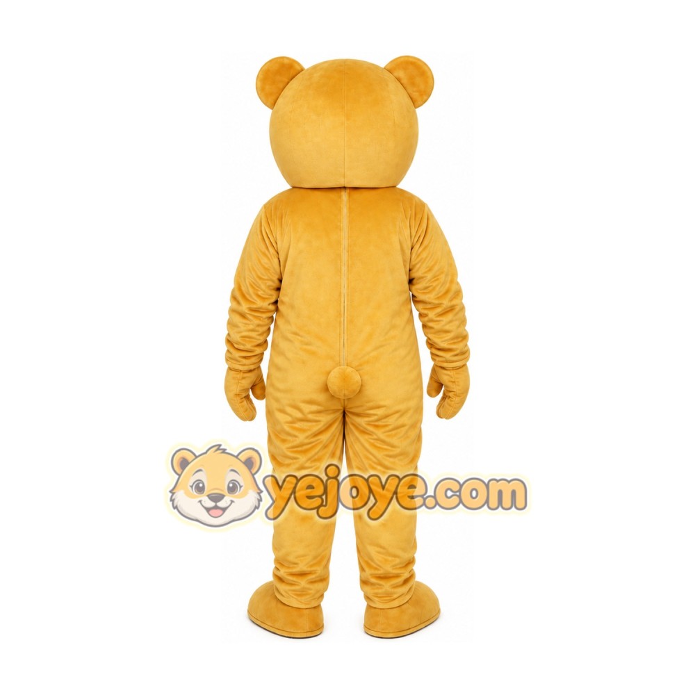 Light Brown Funny Bear Animal Mascot Costume Light Brown Funny Bear Animal Mascot Costume