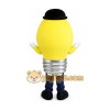 Light Bulb Mascot Costume Cartoon Character