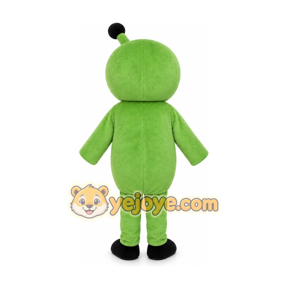 Green Antenna Character Mascot Costume Green Antenna Character Mascot Costume