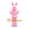 Light Pink Easter Bunny Bug Rabbit Mascot Costume Light Pink Easter Bunny Bug Rabbit Mascot Costume
