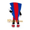 Lighting Flash Bolt Mascot Costume Lighting Flash Bolt Mascot Costume