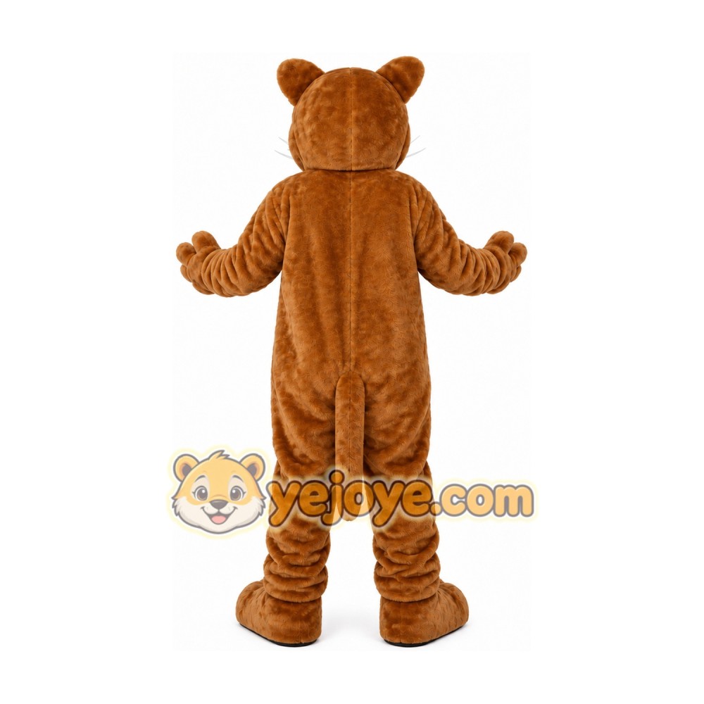 Little Leopard Panther Cat Cougar Cub Mascot Costume Little Leopard Panther Cat Cougar Cub Mascot Costume