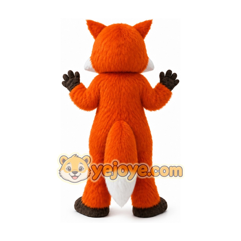 Long Fur Orang Fox Mascot Costume Long Fur Orang Fox Mascot Costume