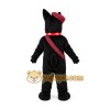 Long Hair Black Scotty Dog Mascot Costume