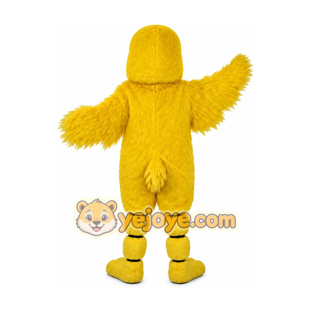 Long Hair Canary Mascot Costume Adult Birds Mascot Long Hair Canary Mascot Costume Adult Birds Mascot