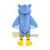Long Hair Gray Owl Mascot Costume