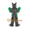 Long Hair Green Wolf Mascot Costume for Adult Long Hair Green Wolf Mascot Costume for Adult