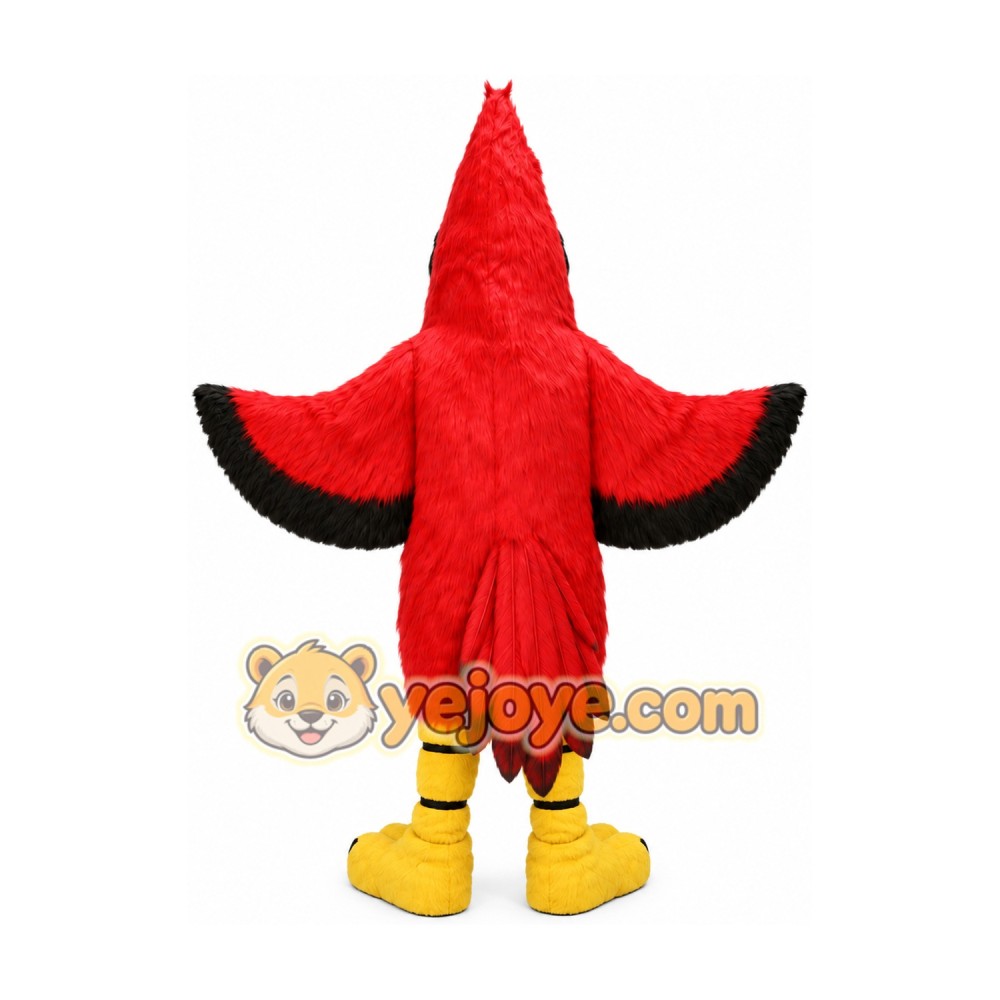 Red Crested Bird Mascot Costume Red Crested Bird Mascot Costume
