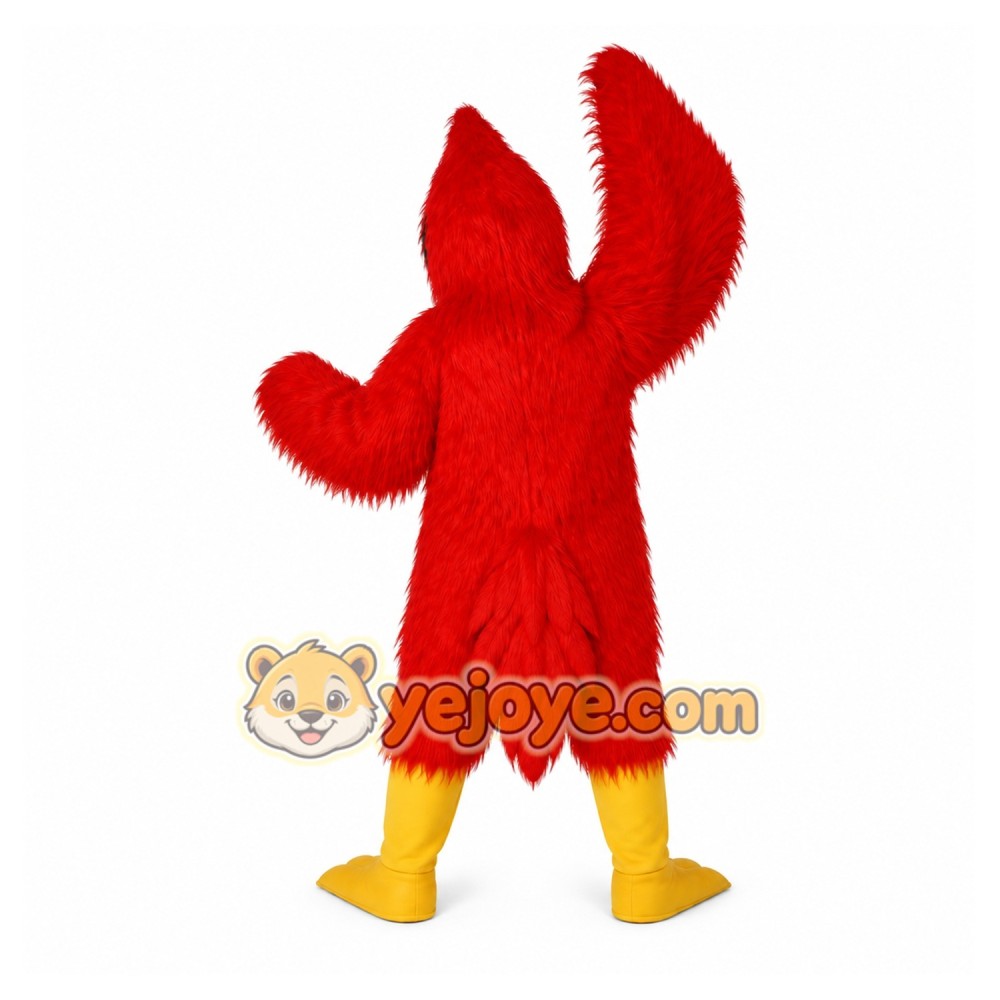 Mascot Red Eagle Bird Mascot Costume
