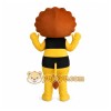 Bee-Themed Lion Mascot Costume Bee-Themed Lion Mascot Costume