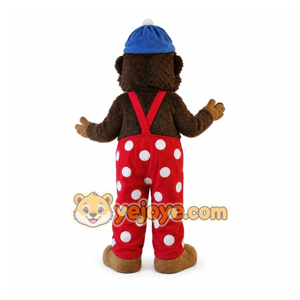Brown Monkey Mascot Costume Brown Monkey Mascot Costume