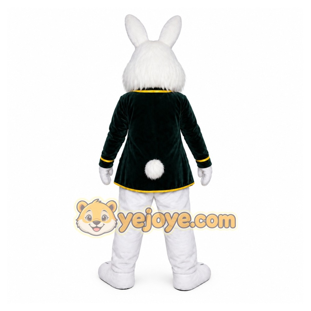 Mr. White Rabbit Mascot Costume for Adult Mr. White Rabbit Mascot Costume for Adult