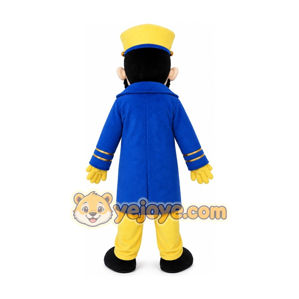 Bearded Captain Mascot Costume Adult Captain Mascot Bearded Captain Mascot Costume Adult Captain Mascot