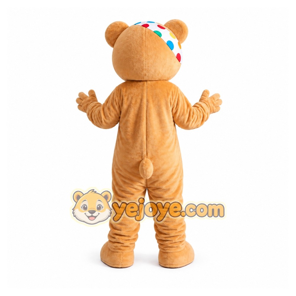 One Eye The Bear Mascot Costume One Eye The Bear Mascot Costume