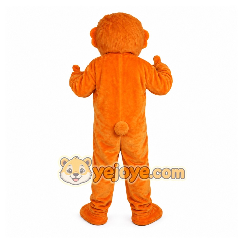 Orange Bear Mascot Costume for Adult Orange Bear Mascot Costume for Adult