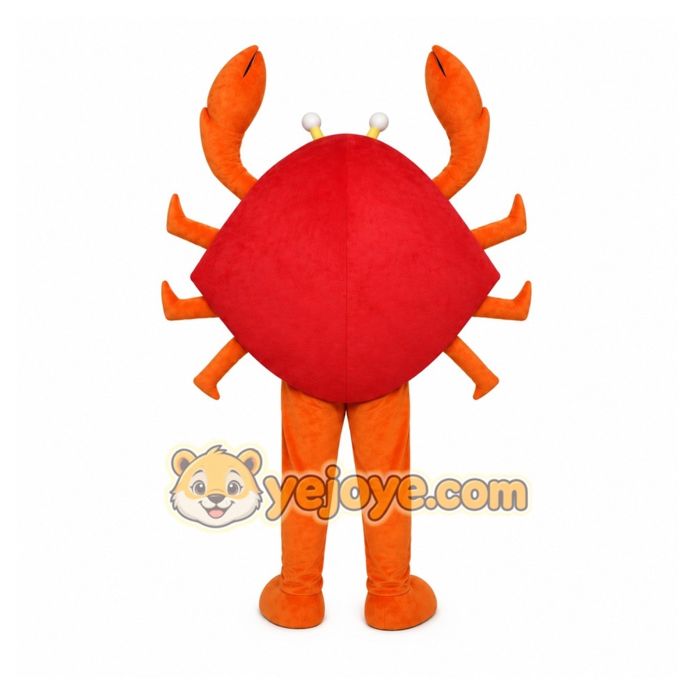 Orange Crab Mascot Costume Cartoon Character Orange Crab Mascot Costume Cartoon Character