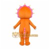 Orange Dinosaur Girl Mascot Costume