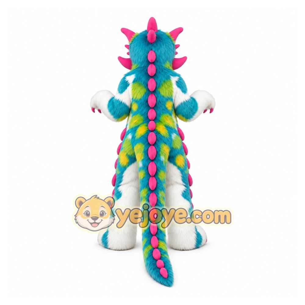 Orange Dragon Mascot Costume Orange Dragon Mascot Costume