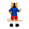 Orange Striped Cat Mascot Costume