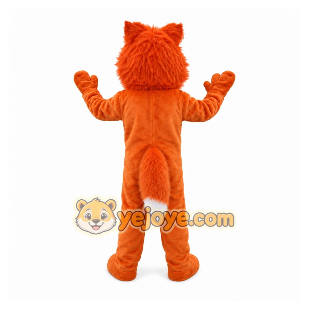 Orange Lion Mascot Costume for Adult