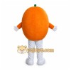 Orange Mascot Costume With Big Eyes