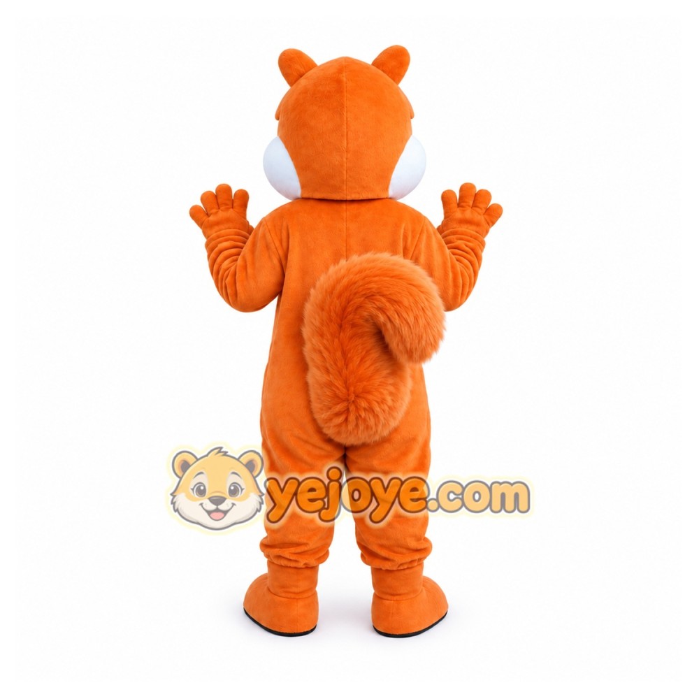 Orange Squirrel Mascot Costume Orange Squirrel Mascot Costume