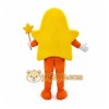 Orange Starfish Mascot Costume Orange Starfish Mascot Costume