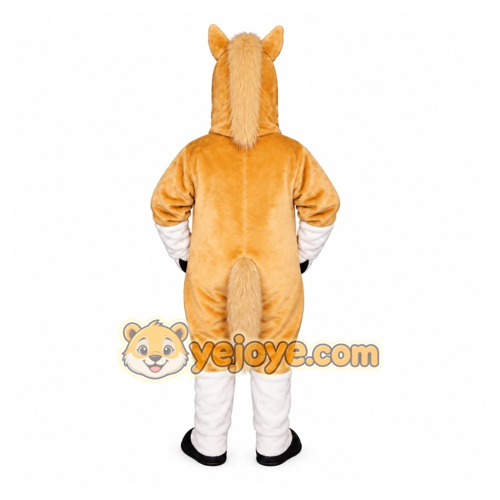 Palomino Horse Mascot Costume Palomino Horse Mascot Costume