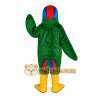 Parrot Bird Mascot Costume Adult Long Plush Green Parrot