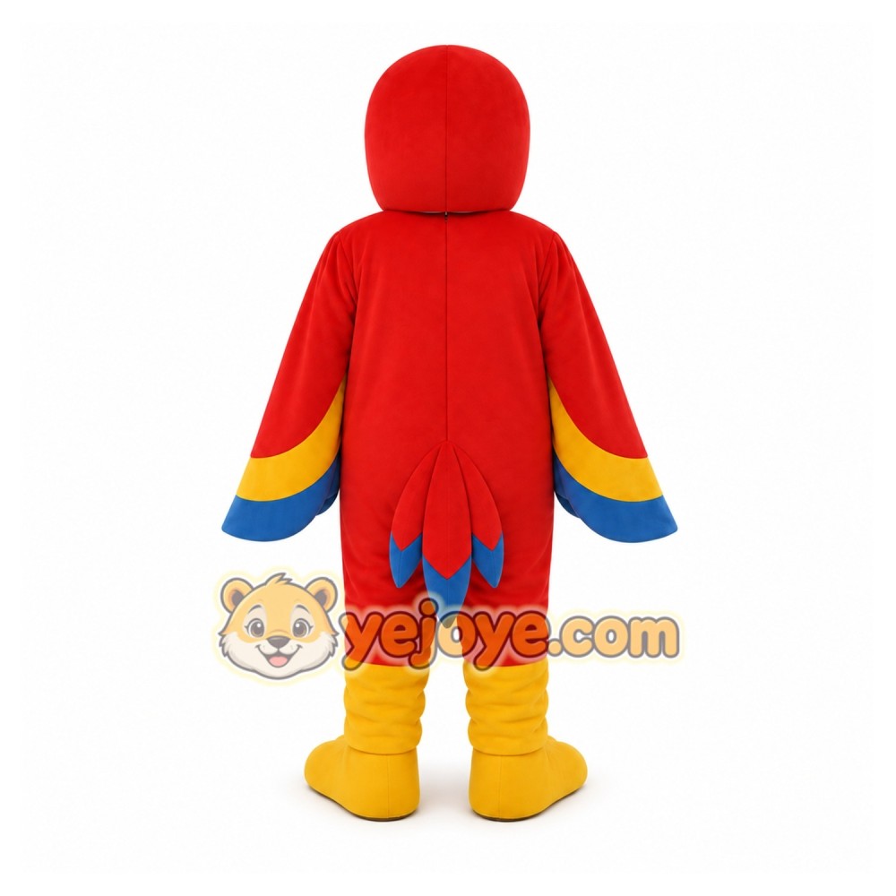 Parrot Mascot Costumes Cartoon Red Bird