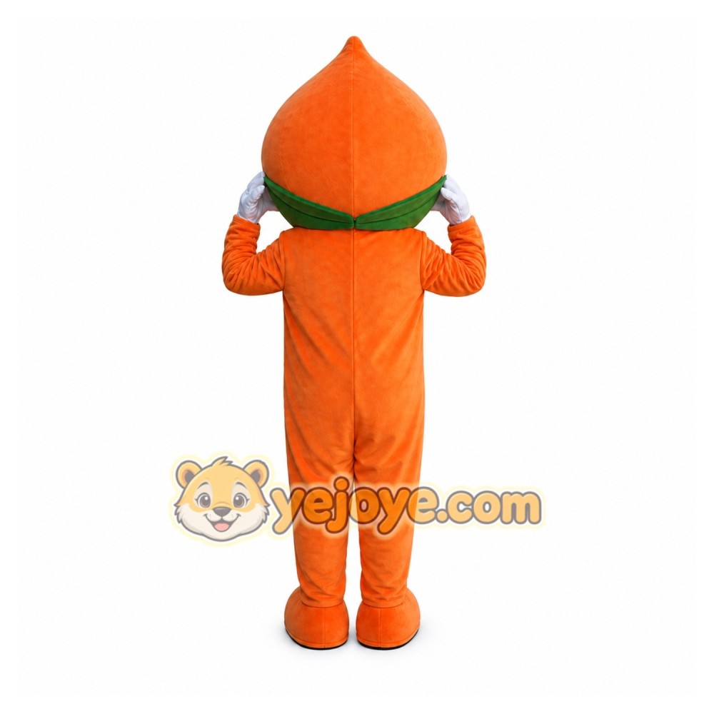Peach Mascot Costume Peach Mascot Costume
