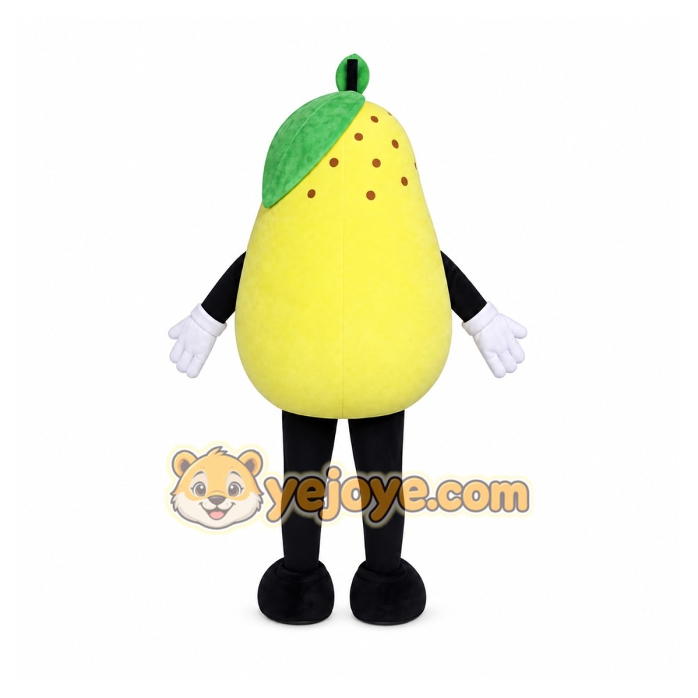 Pear Mascot Costume Fruit Mascot