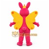 Pink Angel Rabbit Mascot Costume Pink Angel Rabbit Mascot Costume