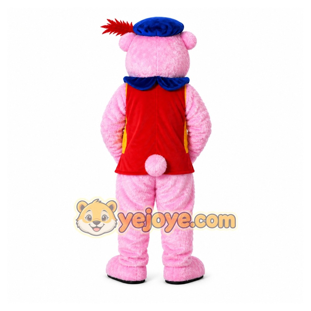Pink Bear Gumiś Mascot Costumes Pink Bear Gumiś Mascot Costumes