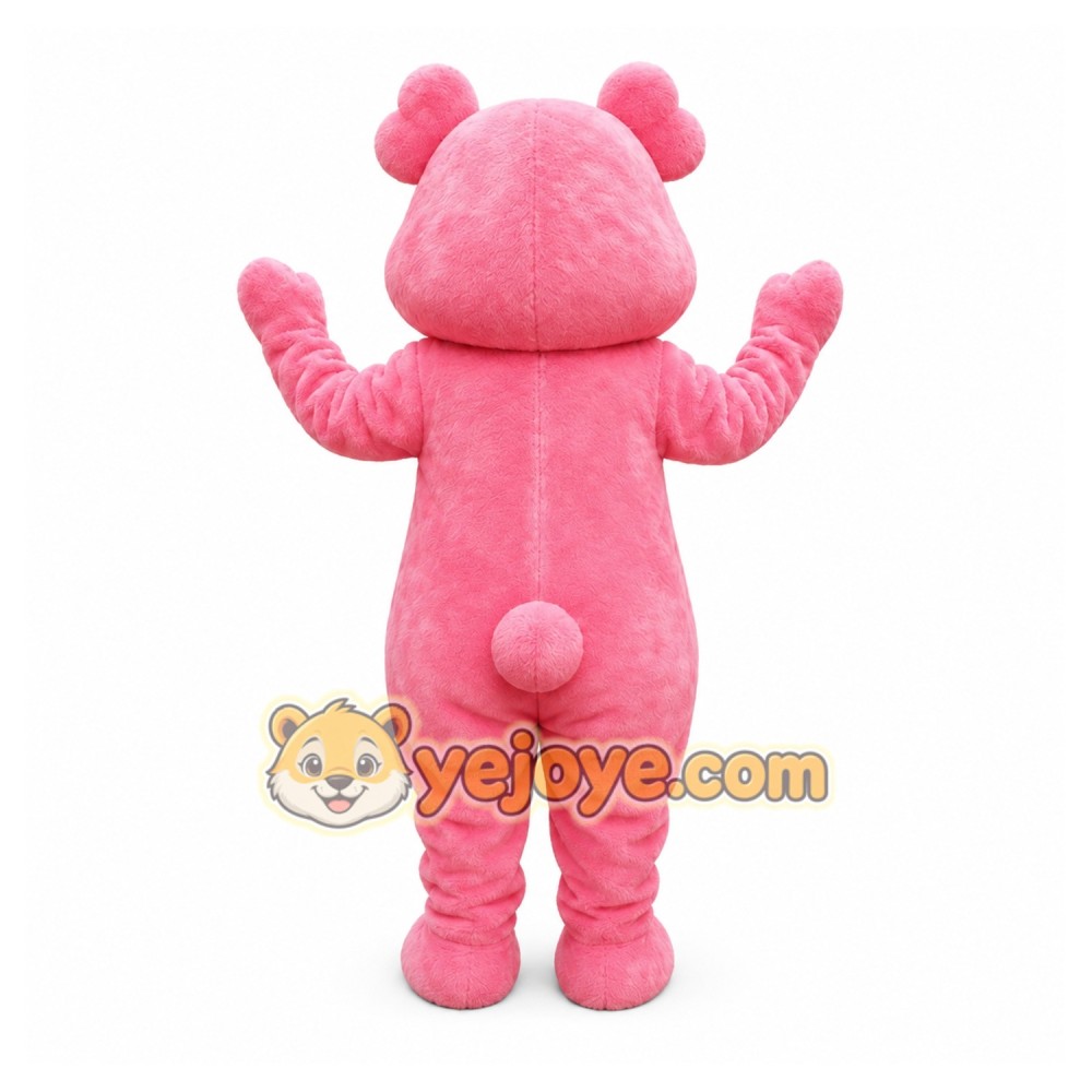 Pink Bear Mascot Costume Pink Bear Mascot Costume