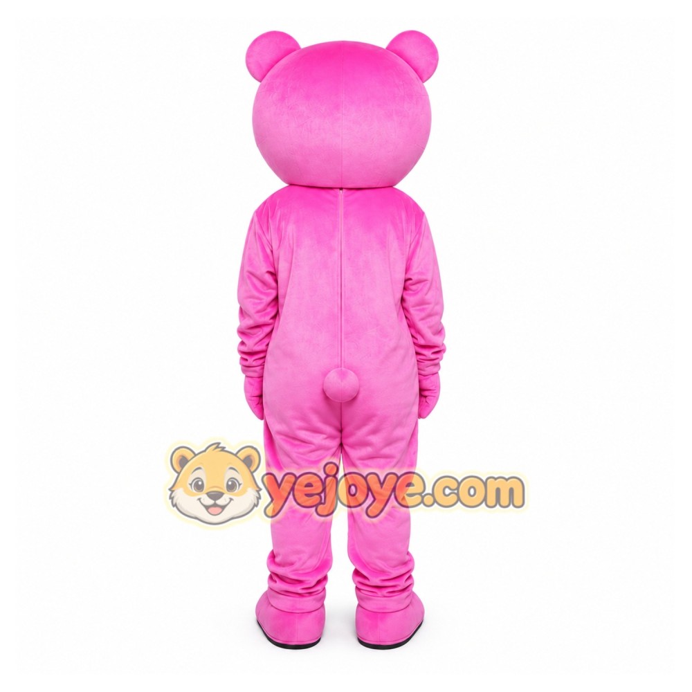 Pink Brown Bear Mascot Costume Pink Brown Bear Mascot Costume