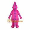 Pink Dino Dinosaur Mascot Costume Pink Dino Dinosaur Mascot Costume