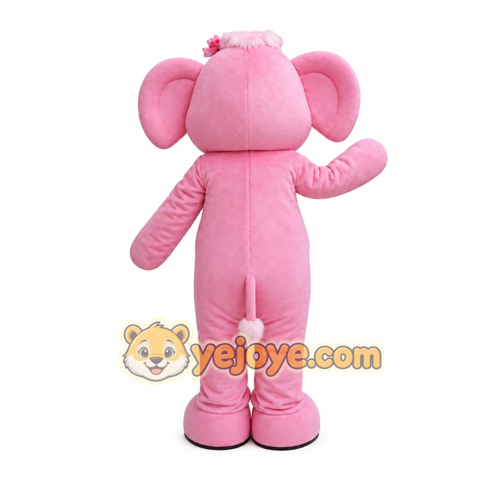 Pink Elephant Character Mascot Costume Cosplay Outfits