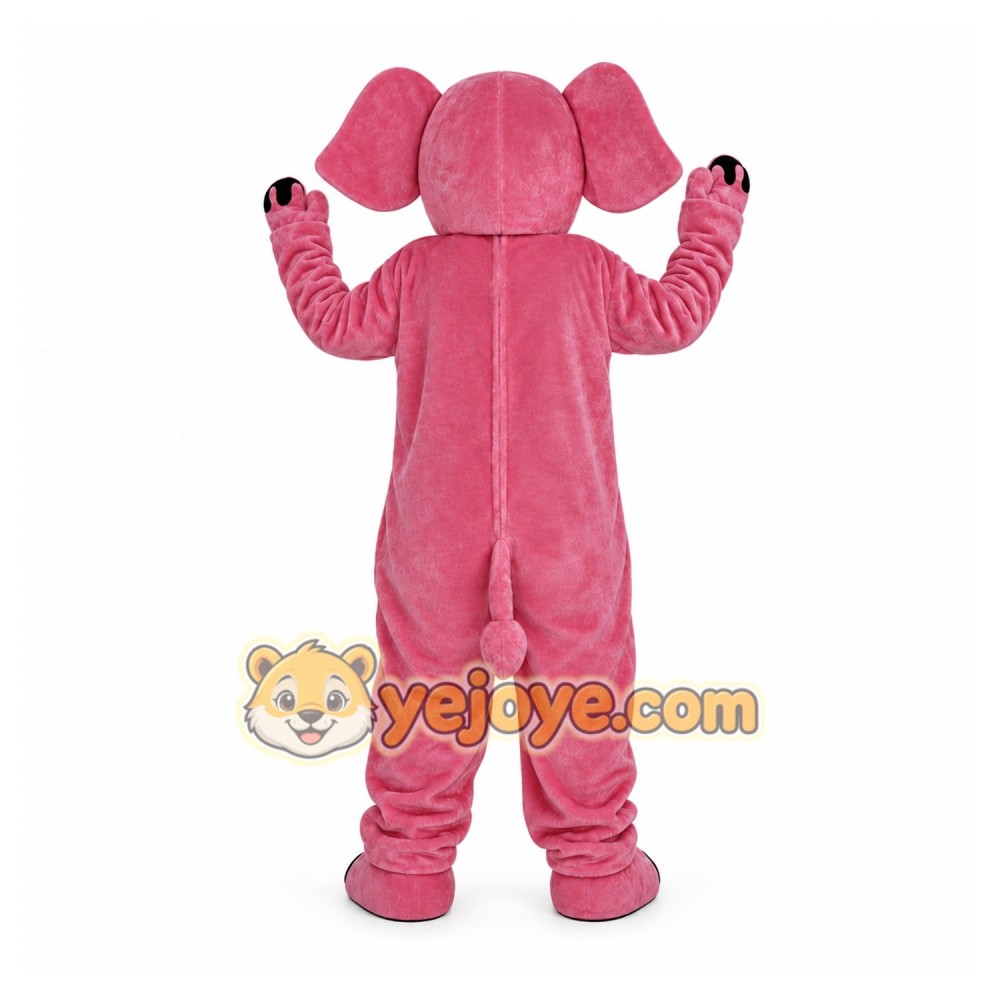 Pink Elephant Mascot Costume Pink Elephant Mascot Costume