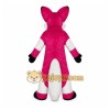 Pink Fox Mascot Costume Pink Fox Mascot Costume