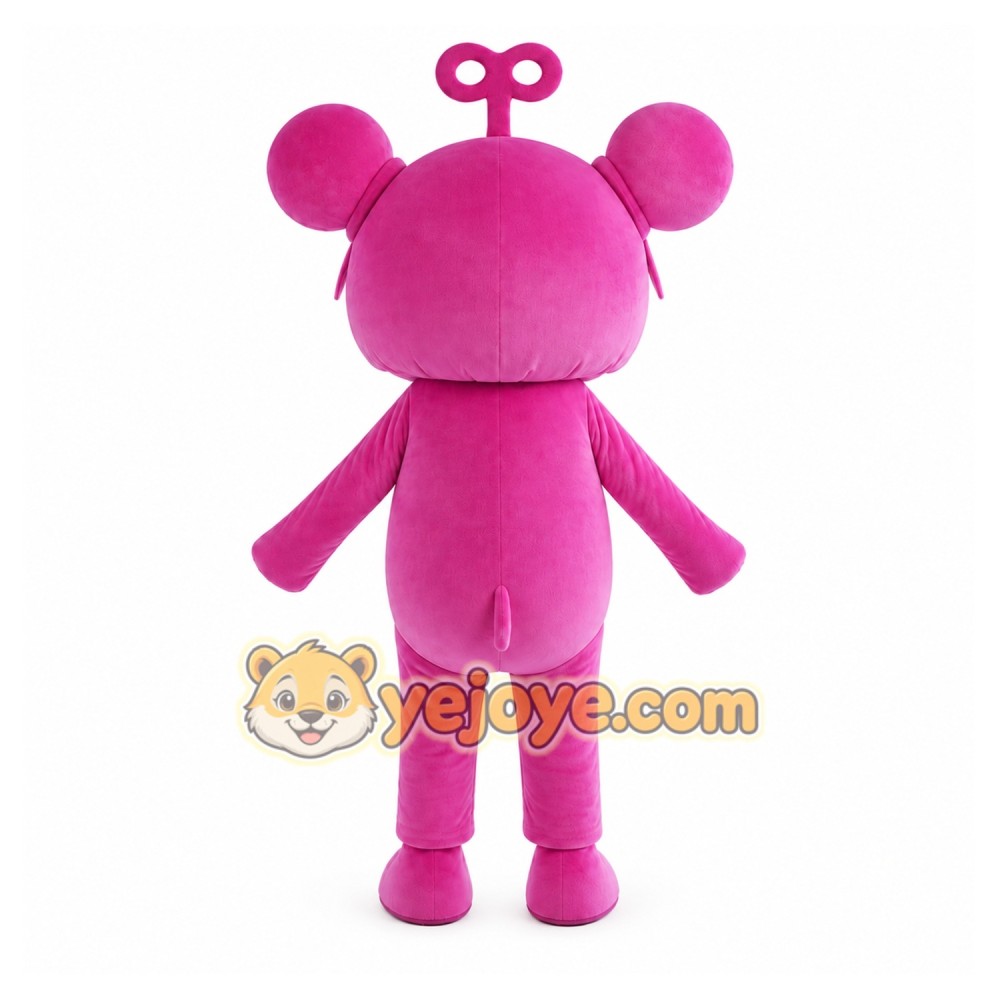 Pink Girl Doll Mascot Costume Pink Girl Doll Mascot Costume