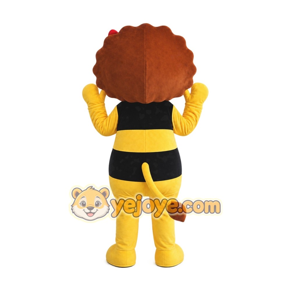 Bee-Themed Lion Mascot Costume